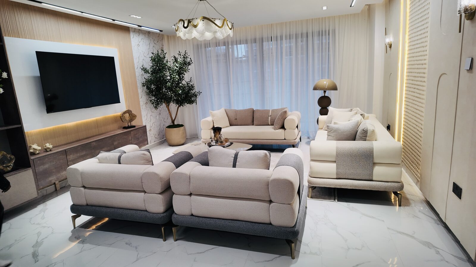 Parklands showhouse living room