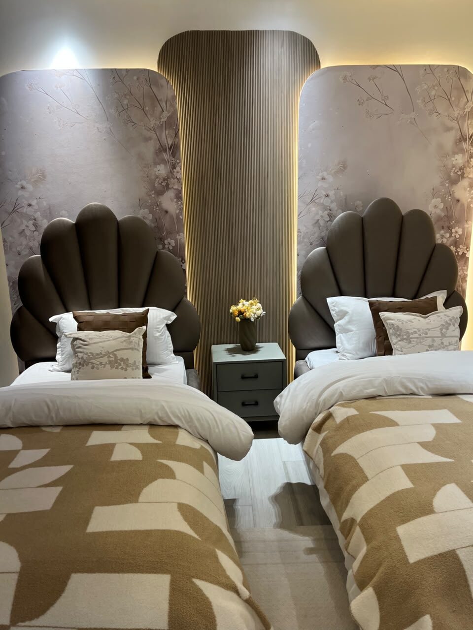 Parklands twin guest beds